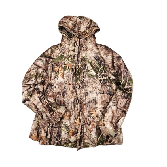 Cabela's Other - Cabelas Silent-Suede Scent-Lok Hunting Parka Mens L Zonz Woodlands Outdoors